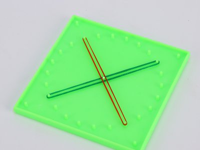 釘板玩具教具小釘板學生用塑料釘子板小學數學實驗幾何圖形板